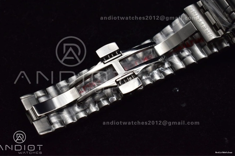 Factory 532 Chronomat Best Automatic BLS On Edition 1:1 A 40mm Breitling GMT White SS Bracelet Dial HighPerformance 0320